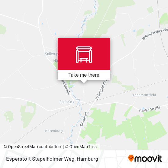 Esperstoft Stapelholmer Weg map