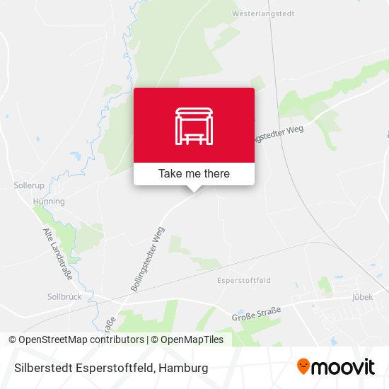 Silberstedt Esperstoftfeld map