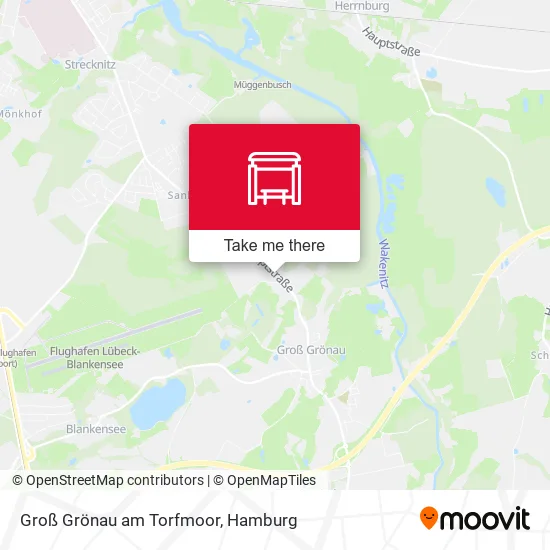 Groß Grönau am Torfmoor map