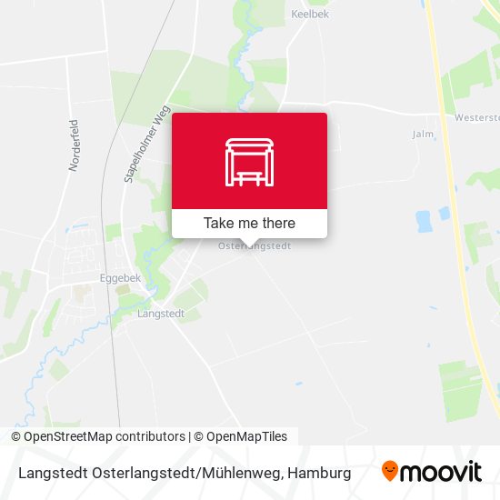 Langstedt Osterlangstedt / Mühlenweg map