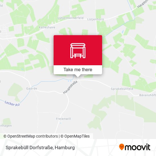Sprakebüll Dorfstraße map