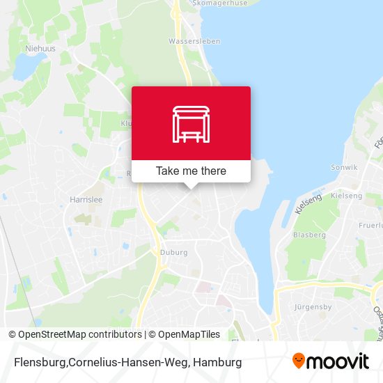 Flensburg,Cornelius-Hansen-Weg map