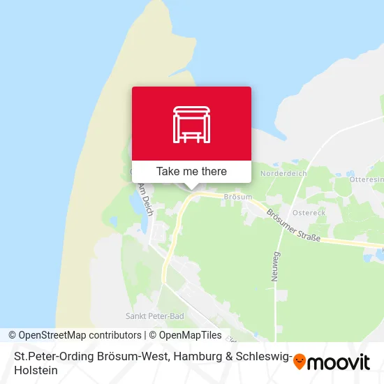 Карта St.Peter-Ording Brösum-West