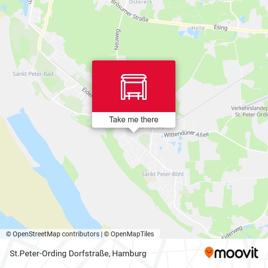 St.Peter-Ording Dorfstraße map