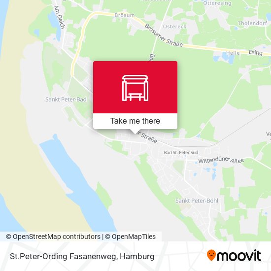 St.Peter-Ording Fasanenweg map