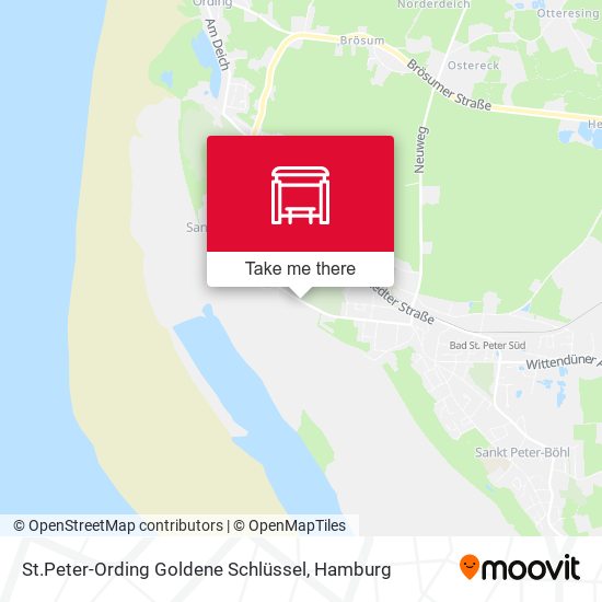 St.Peter-Ording Goldene Schlüssel map