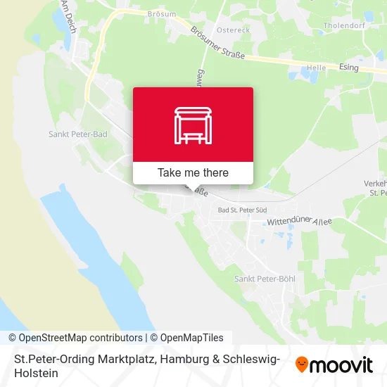 Карта St.Peter-Ording Marktplatz