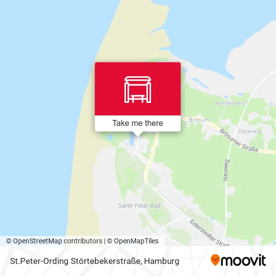 Карта St.Peter-Ording Störtebekerstraße
