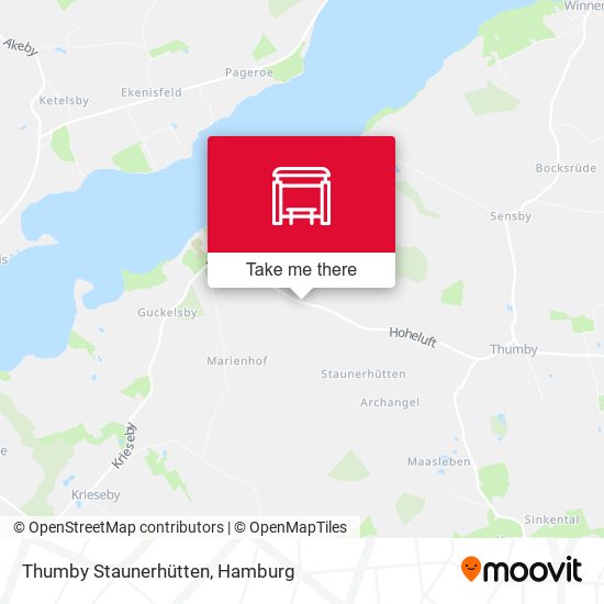 Thumby Staunerhütten map