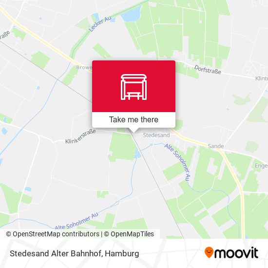 Stedesand Alter Bahnhof map