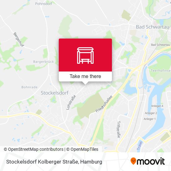 Stockelsdorf Kolberger Straße map