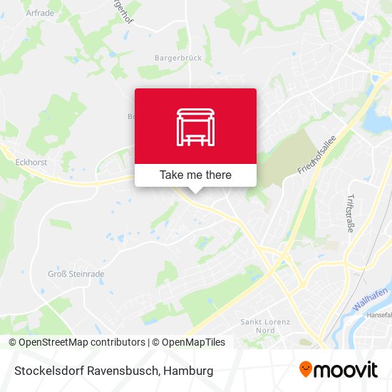 Stockelsdorf Ravensbusch map