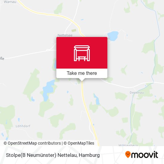 Stolpe(B Neumünster) Nettelau map