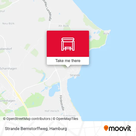 Карта Strande Bernstorffweg