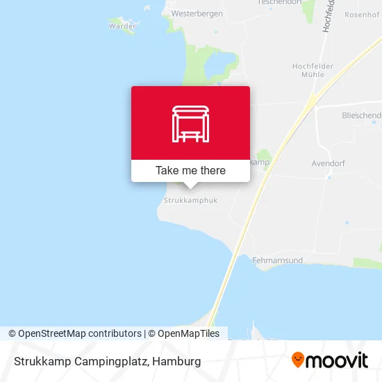 Карта Strukkamp Campingplatz