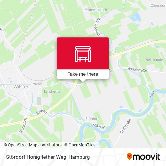 Stördorf Honigflether Weg map