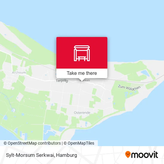 Карта Sylt-Morsum Serkwai