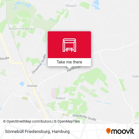 Sönnebüll Friedensburg map