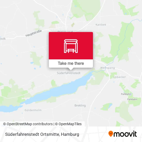 Карта Süderfahrenstedt Ortsmitte