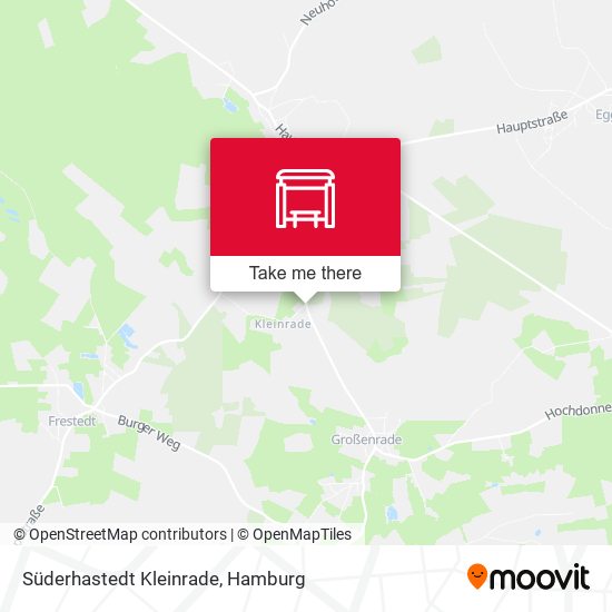 Süderhastedt Kleinrade map