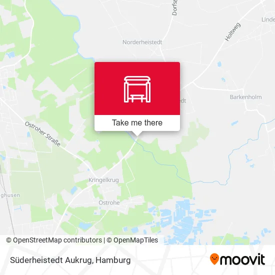 Карта Süderheistedt Aukrug