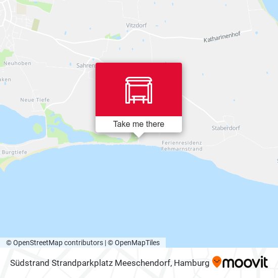 Südstrand Strandparkplatz Meeschendorf map