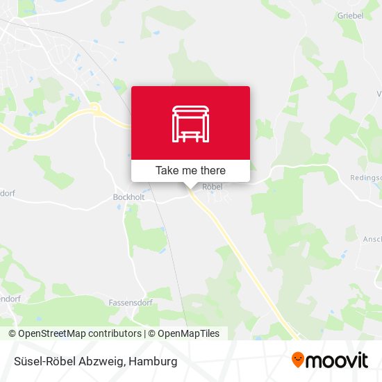 Süsel-Röbel Abzweig map