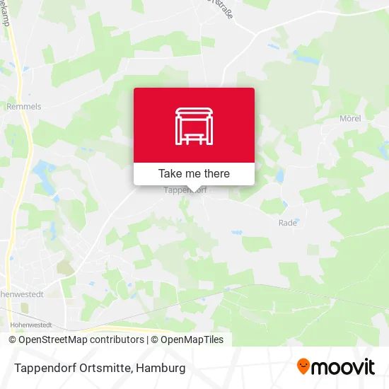 Карта Tappendorf Ortsmitte