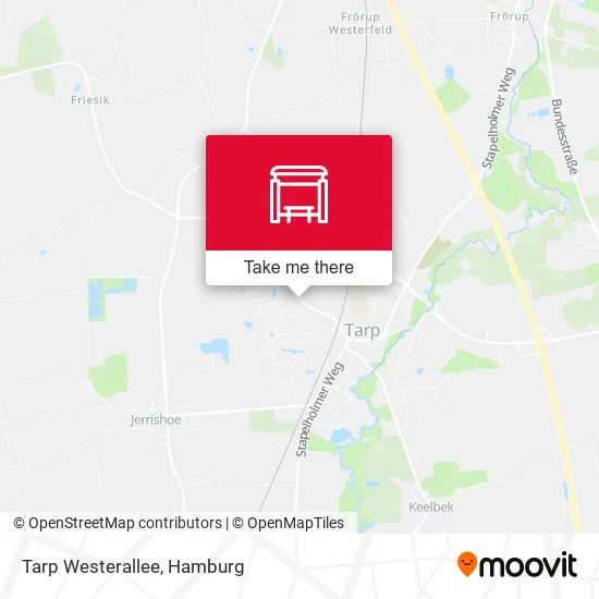 Карта Tarp Westerallee