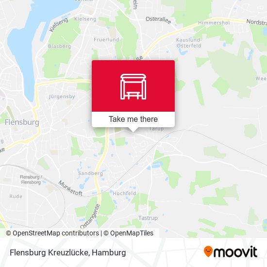 Flensburg Kreuzlücke map