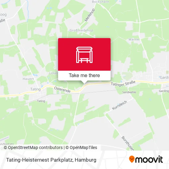 Карта Tating-Heisternest Parkplatz