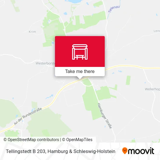 Карта Tellingstedt B 203