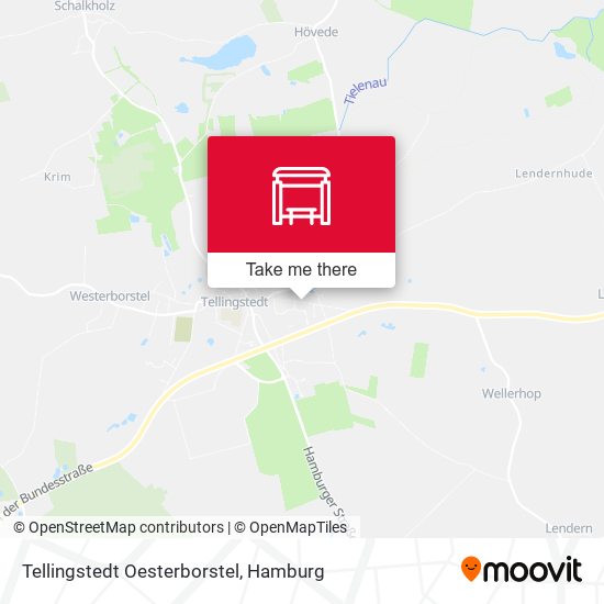 Tellingstedt Oesterborstel map
