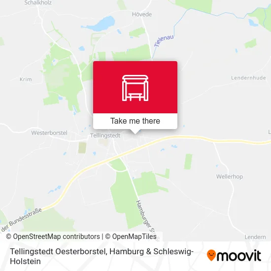 Карта Tellingstedt Oesterborstel