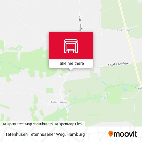 Tetenhusen Tetenhusener Weg map