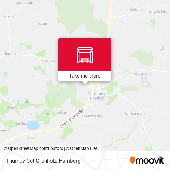 Thumby Gut Grünholz map