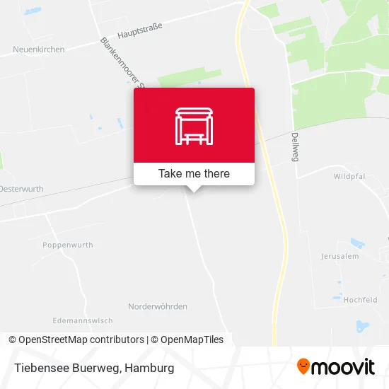 Карта Tiebensee Buerweg