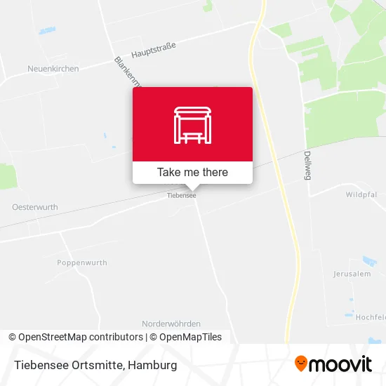 Карта Tiebensee Ortsmitte