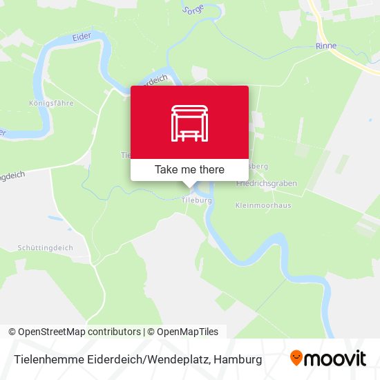 Tielenhemme Eiderdeich / Wendeplatz map