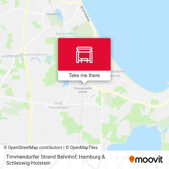 Карта Timmendorfer Strand Bahnhof