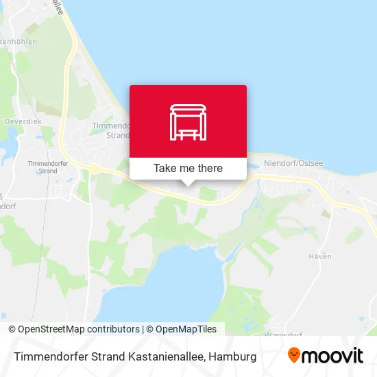 Карта Timmendorfer Strand Kastanienallee