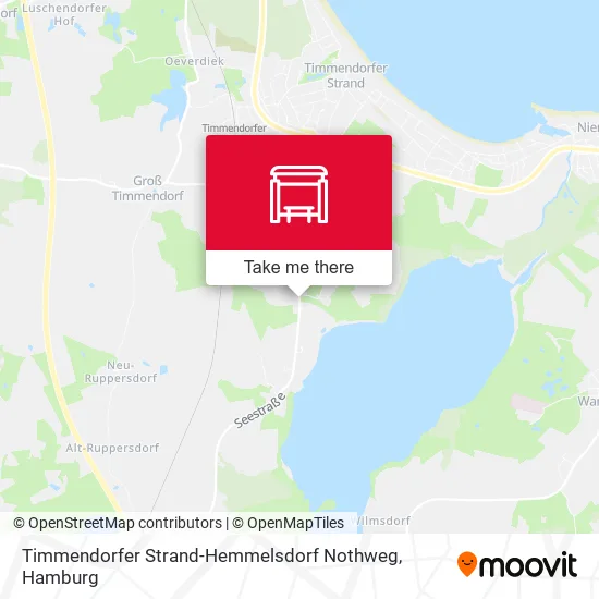 Карта Timmendorfer Strand-Hemmelsdorf Nothweg