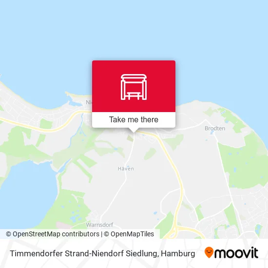 Карта Timmendorfer Strand-Niendorf Siedlung