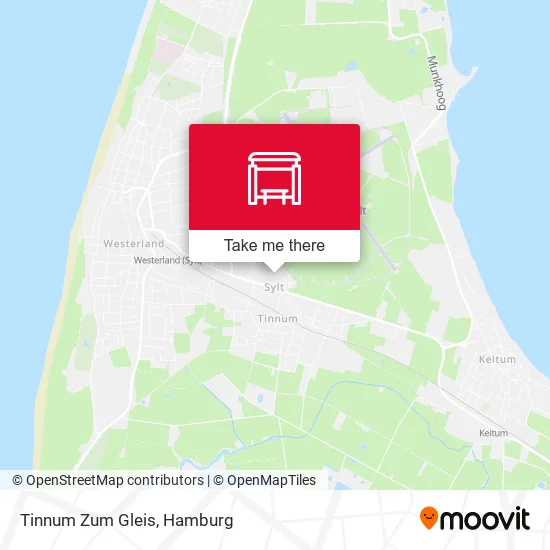 Карта Tinnum Zum Gleis