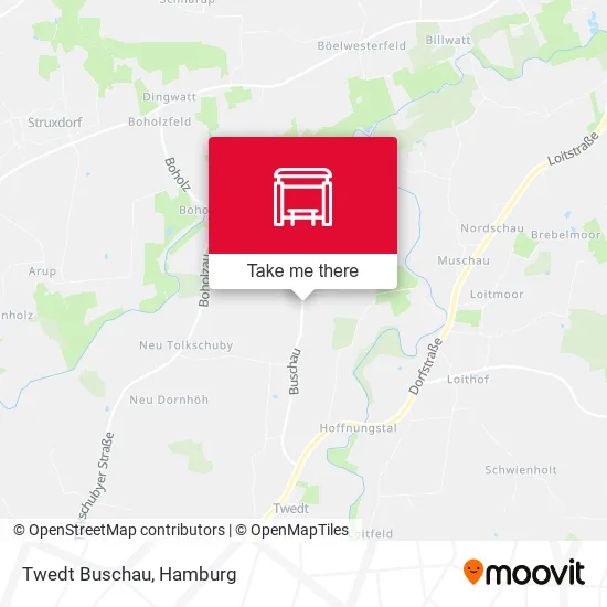 Карта Twedt Buschau