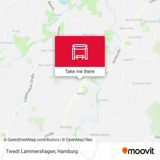 Карта Twedt Lammershagen
