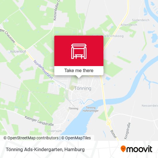 Tönning Ads-Kindergarten map
