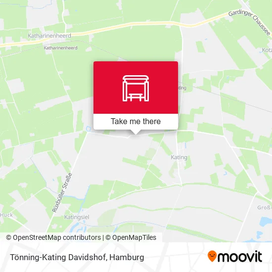 Карта Tönning-Kating Davidshof
