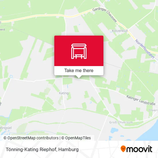 Карта Tönning-Kating Riephof
