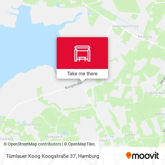 Карта Tümlauer Koog Koogstraße 37